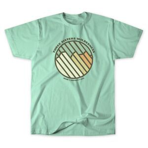 🔺️NWT Little Bay Root Mint" 3 Sisters Wilderness Bend Oregon" Shirt Large
